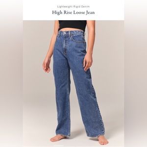 Abercrombie & Fitch High Rise Loose Jean